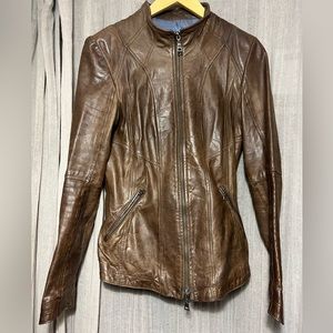 Danier Brown Leather Jacket
